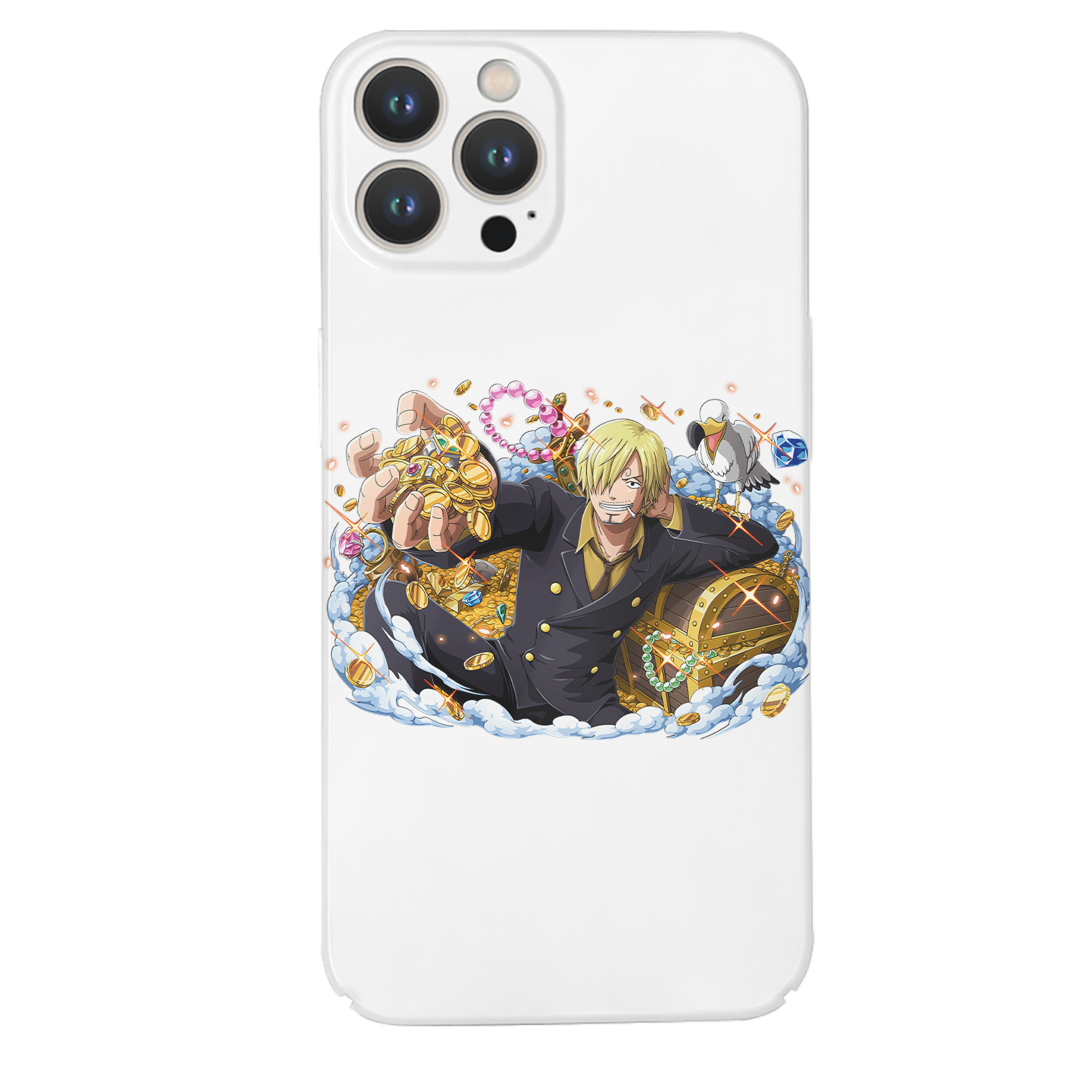 （画像用） ワンピース サンジ ONE PIECE Sanji 【iPhone 14シリーズ対応】ハードケース